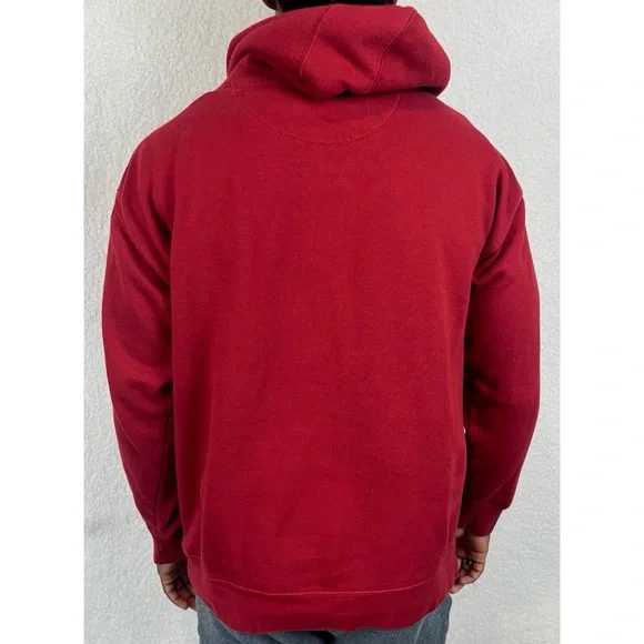 COTTON HERITAGE • Red/White Dime Graffiti Style Oakland Tree Graphic Hoodie, L - Picture 6 of 13